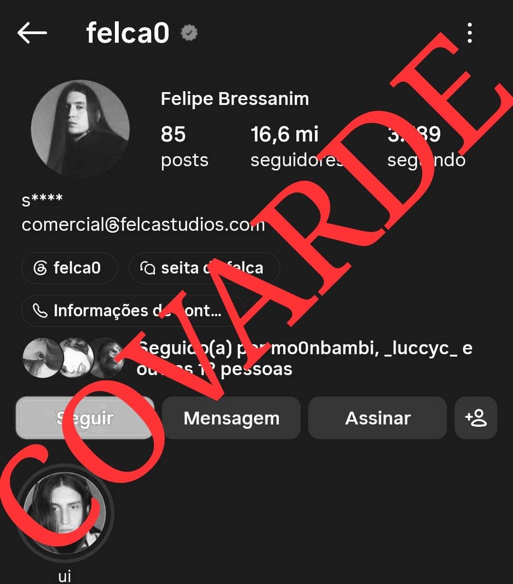 freezetheangel's tweet photo. SE PRONUNCIE, FELCA

NÃO SE ESCONDA https://t.co/ptys3qa2UO