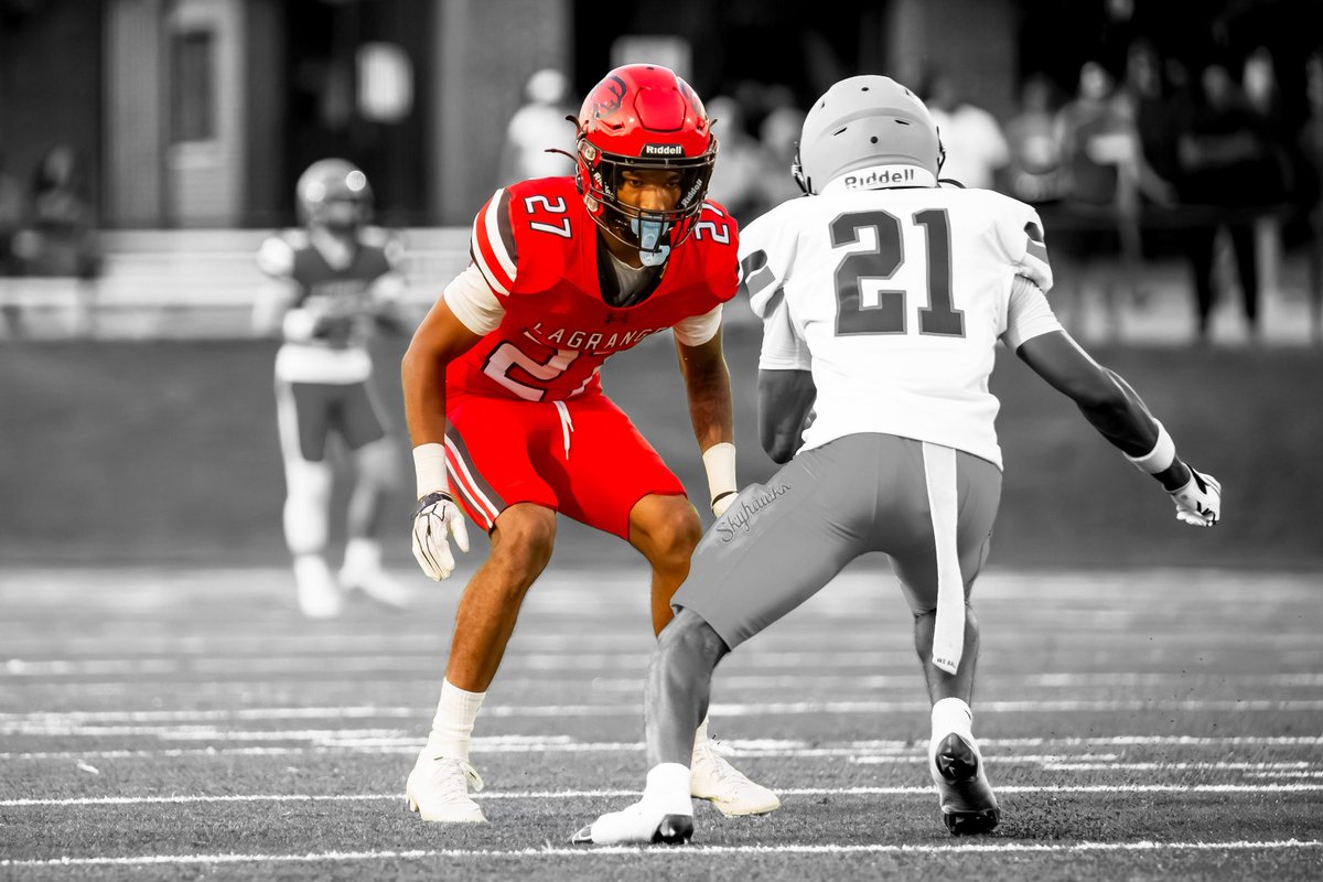 LaGrangeFTBL's tweet photo. Congratulations to Freshman DB Paul “PJ” Davis on winning USA South Special Teams Player of the Week Honors! 
#BlueCollarMentality https://t.co/1GZHWhkLJE