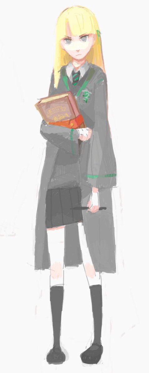 Papa_Ph0's tweet photo. This may be the first instance of Malfoid art, back then it was known as fem!draco, traced all the way back in 2013 on Tumblr. https://t.co/0MrjXbmuJz