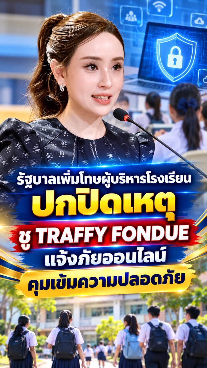 radiokolok's tweet photo. เพิ่มบทลงโทษผู้บริหารโรงเรียนปกปิดเหตุ รัฐบาลเดินหน้าคุมเข้มความปลอดภัยในโรงเรียน รับมือภัยออนไลน์ เปิด Traffy Fondue แจ้งเหตุ https://t.co/0SrXFhi6jY
