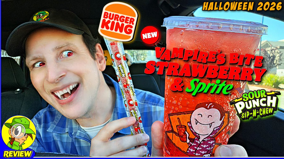 peepthisout's tweet photo. Burger Kingยฎ Vampire's Bite Strawberry & Spriteยฎ Review ๐ง๐๐ฅค HALLOWEEN 2026! ๐ฑ Peep THIS Out! ๐ต๏ธโโ๏ธ
https://t.co/9vsV96IzLf
#BurgerKing #VampiresBite #StrawberryAndSprite #FoodReview #FastFood #Halloween #FirstLook #PeepTHISOut #StayFrosty @BurgerKing @MENACE @MashedHQ @localish https://t.co/Sa0NuSlXym