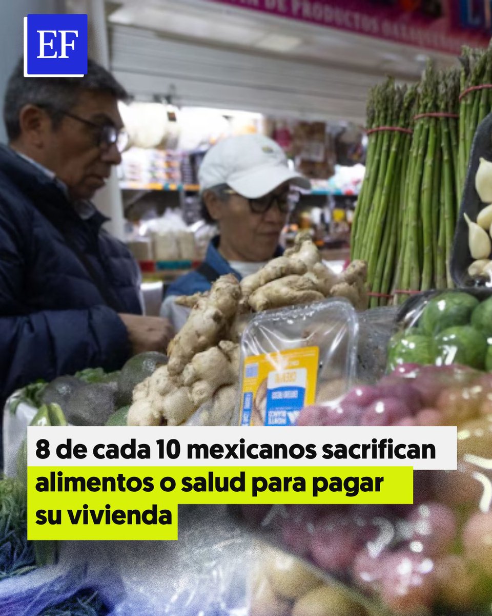 ElFinanciero_Mx's tweet photo. 🏠 En México, 8 de cada 10 personas han reducido gastos en alimentos o retrasado atención médica para poder pagar su vivienda. Además, 36% ha recurrido a sus ahorros y 34% ha asumido un trabajo adicional para mantener su hogar.
https://t.co/GvJxrgnIb7 https://t.co/KY1Yf9nkXB