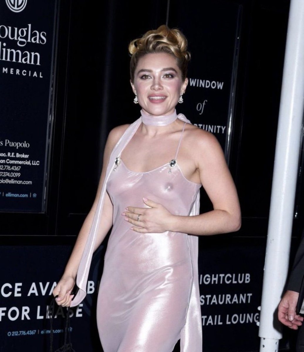 Goonr4fun's tweet photo. Florence Pugh stunning at an after-party 

#goon #nsfw https://t.co/10YUpQ3IqA