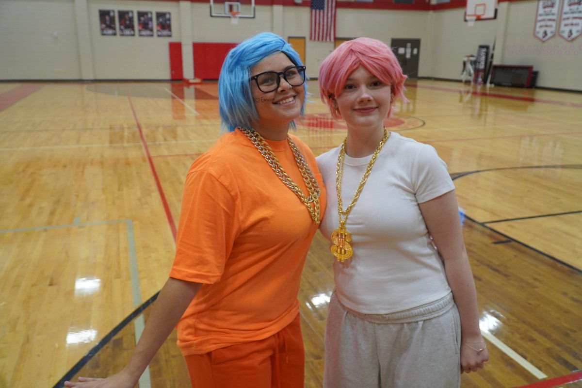 SJDCHS's tweet photo. Day One of HoCo Week 2026! 🎉💙
Halos Up to SPA for a delicious donuts &amp; kolaches breakfast! 🍩🌭 
Bravo to our Saints for bringing the fun with creative Meme Day looks inspired by social media, movies &amp; gaming! 🎮😂
What a great start to a week of school spirit and Being Family! https://t.co/xPzthFXjE2