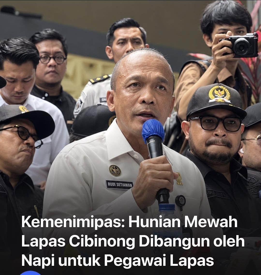 SammiSoh's tweet photo. Inilah kebobrokan pejabat2 Indonesia. Mereka berani bilang bhw hunian mewah di lapas Cibinong dibangun oleh napi dan diperuntukkan utk pegawai lapas

Apakah mereka ini semua tidak tahu kalau kita sudah sekolah dan tidak begitu bodoh untuk menerima logika ini? https://t.co/YN1oVtSe86