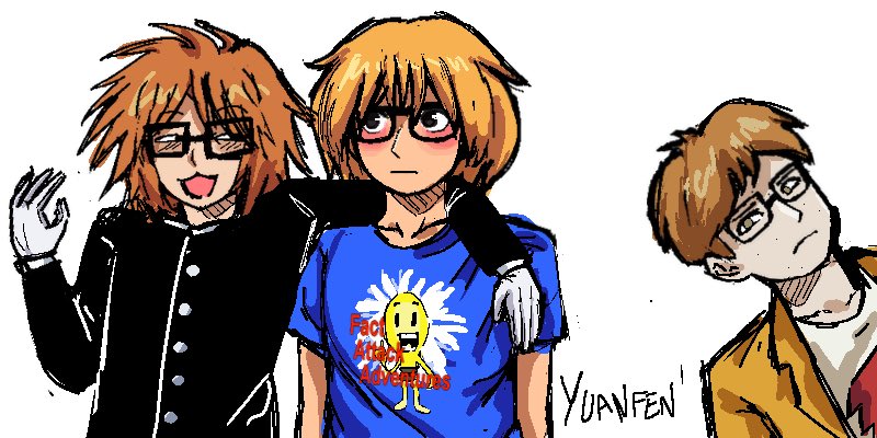 YuanfenRabbit's tweet photo. Drew them together! #faa #ranfren #eltingvilleclub https://t.co/vsYjBNp6rZ