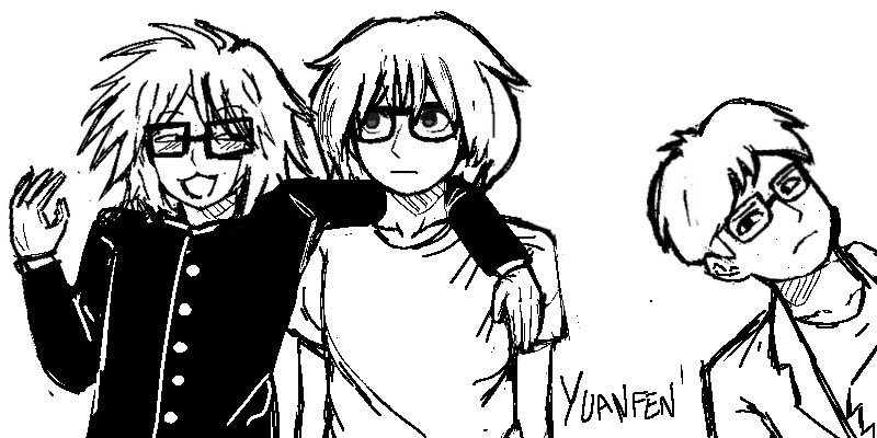 YuanfenRabbit's tweet photo. Drew them together! #faa #ranfren #eltingvilleclub https://t.co/vsYjBNp6rZ