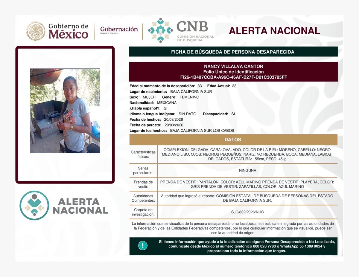 TelefonicaMX's tweet photo. Nos sumamos a la búsqueda de personas desaparecidas https://t.co/cLCKJo50GA