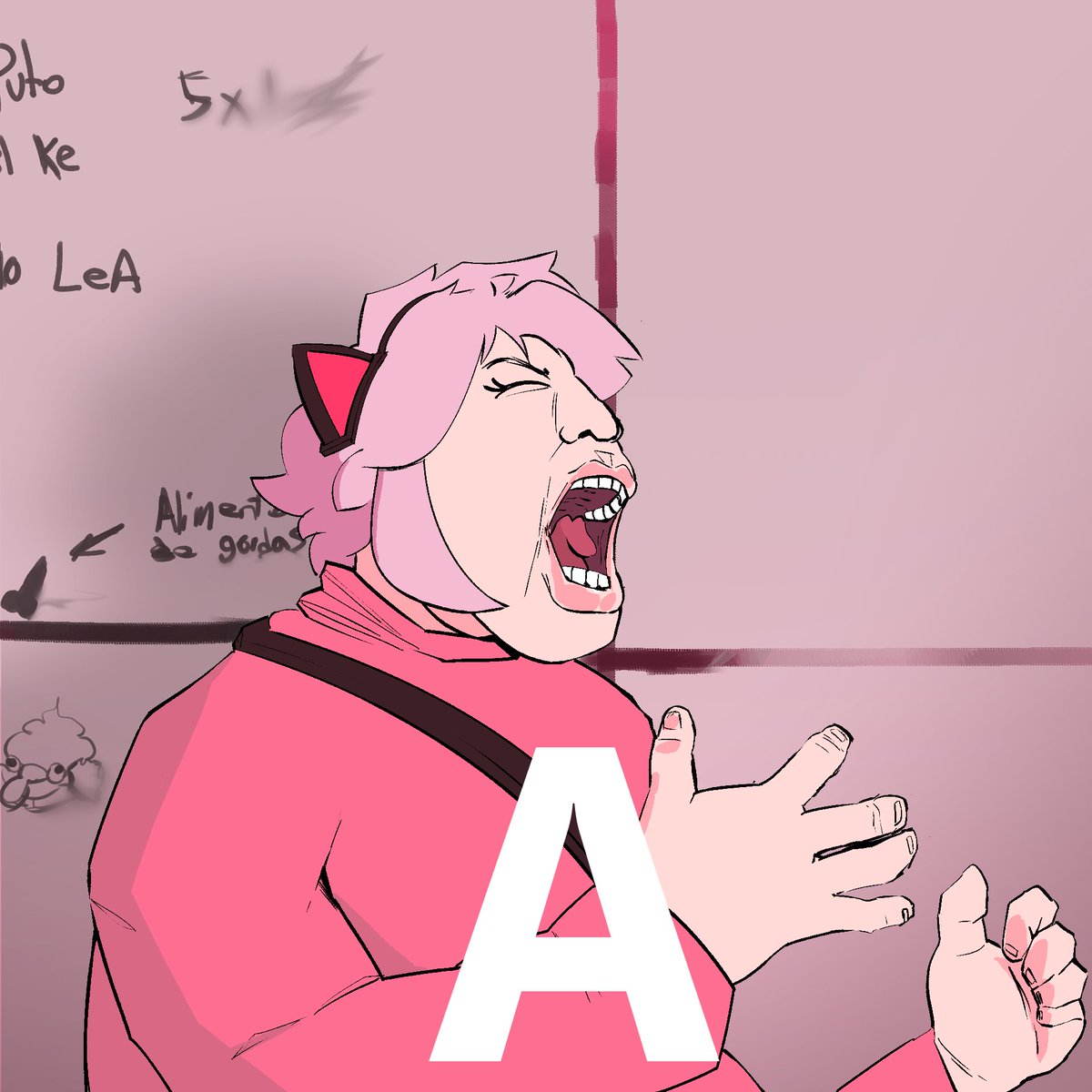 s1llycami's tweet photo. My gmails got hacked... all my discord accounts got hacked... with that Mr Beast scam... my reaction?...

this masterpiece https://t.co/CIpHqKxSxQ