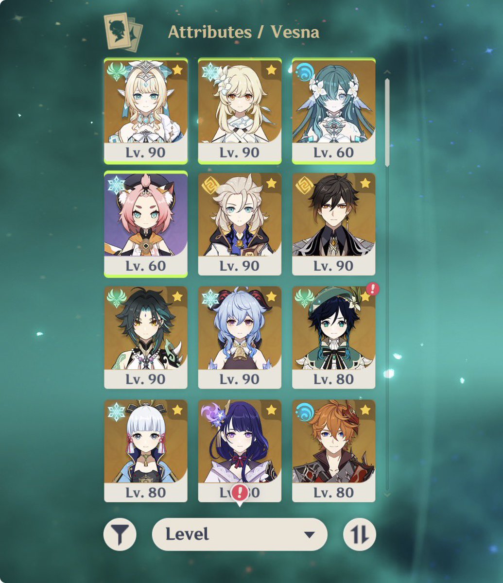 fortsaritsa's tweet photo. @kinichiri these are like the characs i have + other 4 stars

havent played for like 3 years just came back for snezh and im hooked again!! https://t.co/iomQWvSpAr