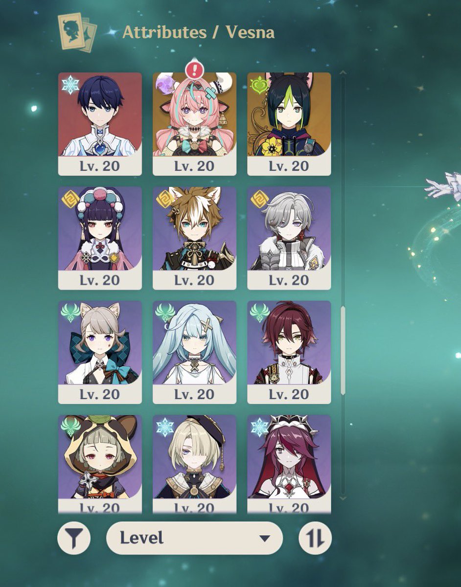 fortsaritsa's tweet photo. @kinichiri these are like the characs i have + other 4 stars

havent played for like 3 years just came back for snezh and im hooked again!! https://t.co/iomQWvSpAr