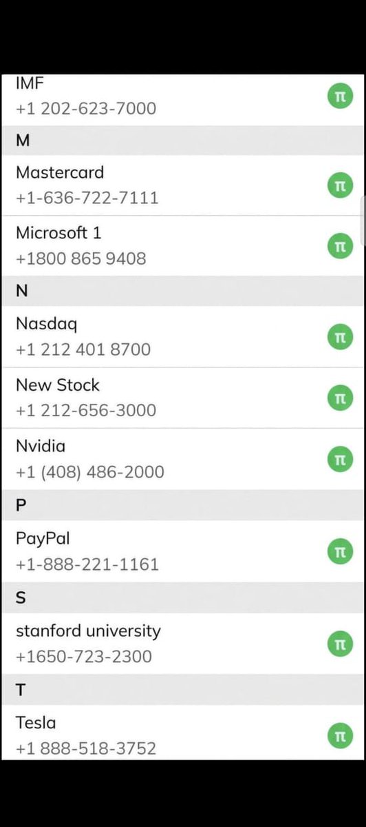 sundaypeter8110's tweet photo. I just find out something, MasterCard is mining pi ooo

I saw this list somewhere n gave to grok to confirm if this numbers re true

Grok said they re all correct..... https://t.co/AvInAM7wXn