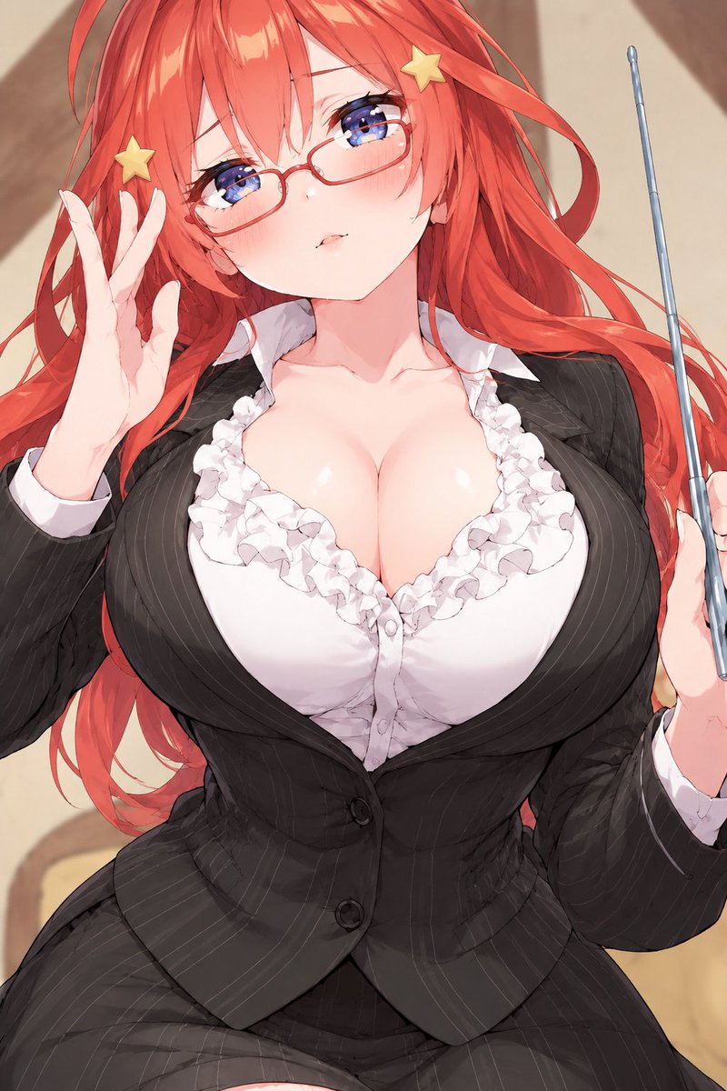 Nanjnan3's tweet photo. どちらの教師も捨てがたい
二人は相性がよい
#五等分の花嫁　#中野五月
#リゼロ5期 　#レム　#AIart https://t.co/4iVEVT5yST