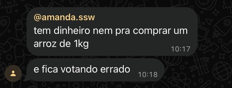 ellycenas's tweet photo. Simplesmente minha prima, pai dela é bolsonarista e a nossa família é toda preta https://t.co/VynPFGtm6z