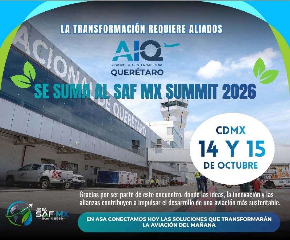 ASAMexico_mx's tweet photo. Gracias a las empresas que se suman al #SAFMXSUMMIT2026. Su participación fortalece el diálogo y las alianzas necesarias para impulsar el desarrollo del SAF y avanzar hacia una aviación más sustentable. @AIQ_MX https://t.co/fkC2ZlieSd