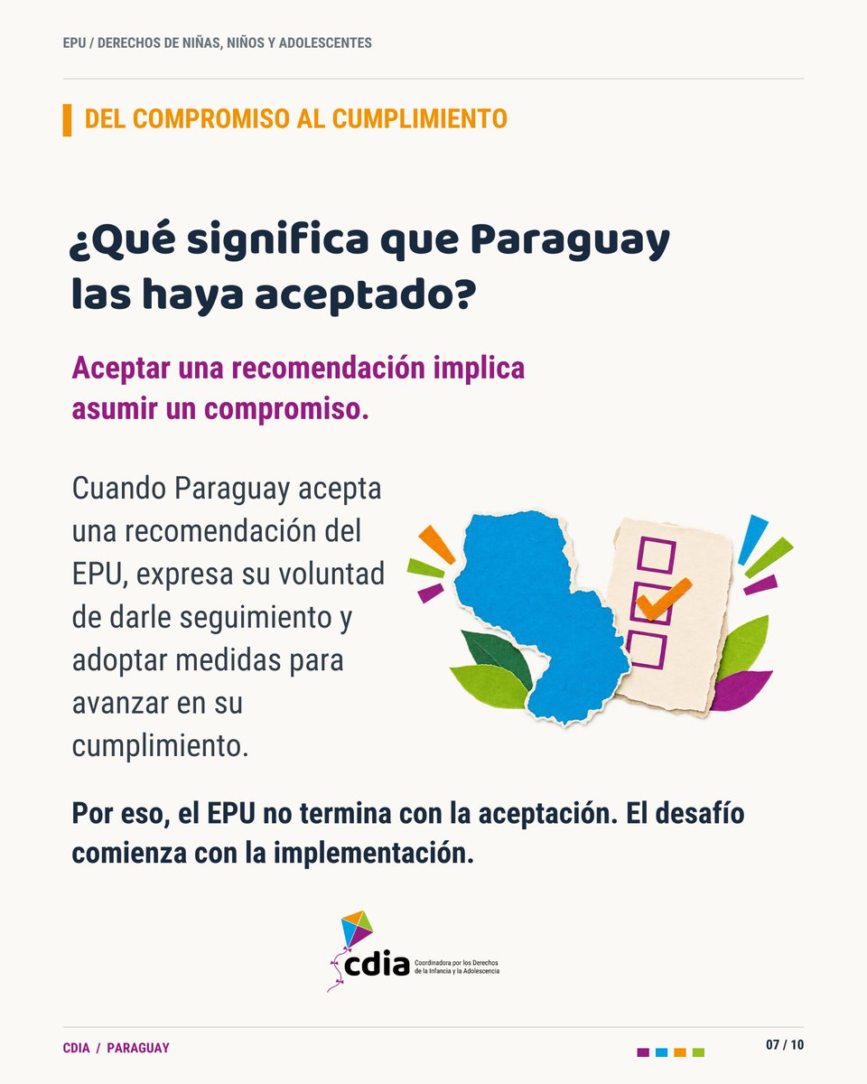 CDIApy's tweet photo. 👉 Conocé las recomendaciones del EPU en el link:
https://t.co/pOw3YQHapy https://t.co/PtRC00rGgl