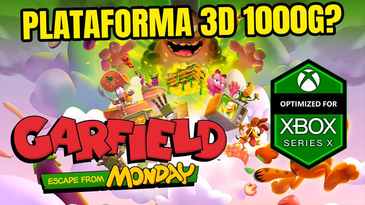 CanalDoEd_'s tweet photo. 🎮 GARFIELD EM UMA AVENTURA CHEIA DE LASANHA! 🐱🍝
Garfield odeia segundas-feiras, mas dessa vez ele vai precisar enfrentá-las em uma aventura cheia de desafios! 😹
Obrigado à @Microids_off pela oportunidade de conferir o jogo! 🙌
#Garfield #GarfieldEscapeFromMonday #Microids #Gameplay #Games