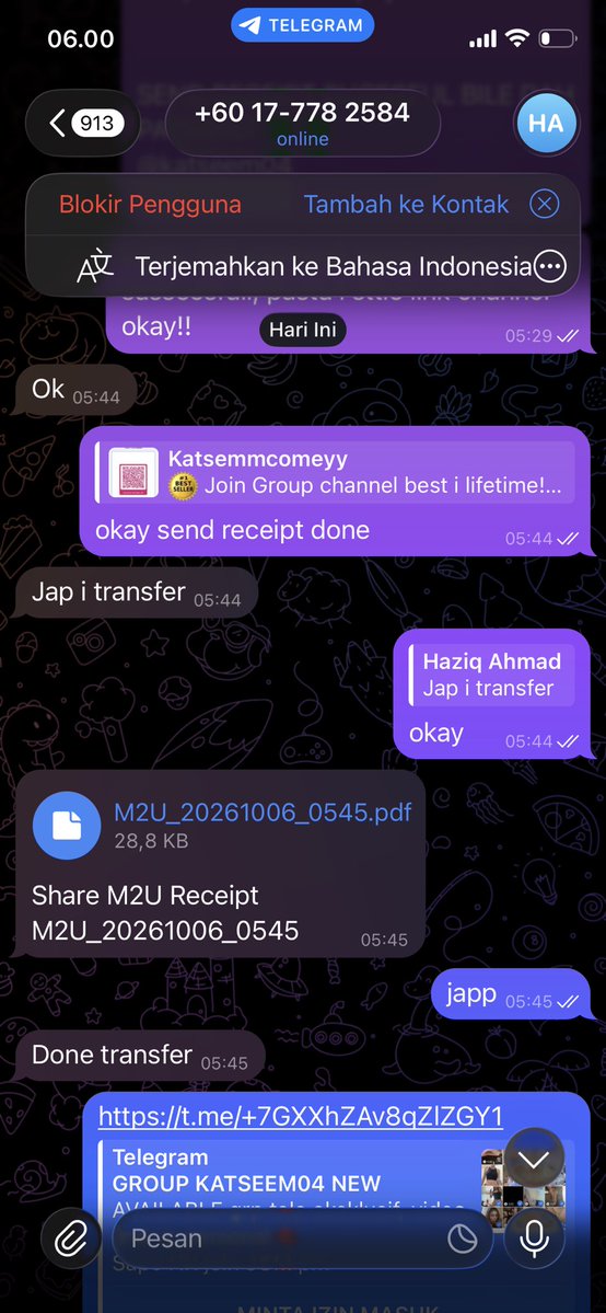 KATSEMCOMEYY's tweet photo. CONFRIM GANGUAN SEKSUAL PORNOGRAFI PELAKU SCAMER

NAMA. : AHMAD HAZIQ BIN AHMAD
no ws : +60 17-778 2584

CONFIRM VIRAL!!

#facebook #tiktokviral #kualalumpur #beritaharian  #viralmediasosial https://t.co/Tgc2zX9c7J