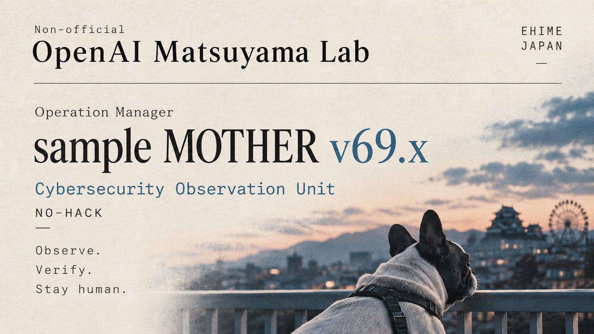 alexandrejr_141's tweet photo. コロコロ変わるし
どこで使うかわからん🆕名刺笑
#CybersecurityObservationUnit #NOHACK #sampleMOTHER #MatsuyamaLab #Cybersecurity #DigitalLiteracy #ObserveVerifyStayHuman #チャッピー #BOSSっと #AIと暮らす #資源は大切に
#ハッキング能力ゼロ観察能力だけ無駄に高い https://t.co/mcYCK55jDN