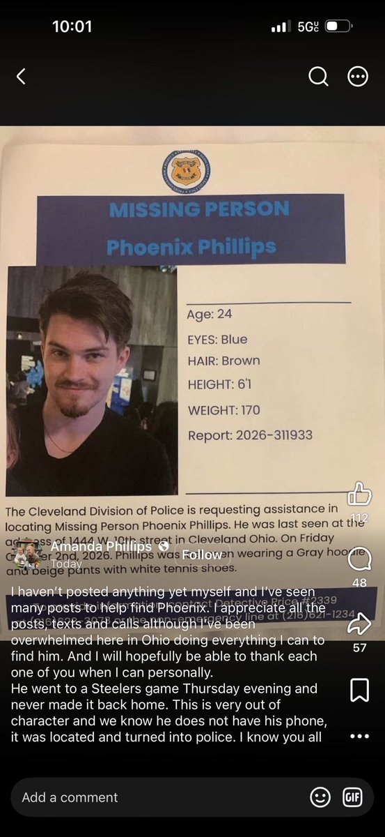 Prophitcy's tweet photo. Fellow trader and friend @Oculustrade aka Phoenix Phillips has gone missing in Cleveland, Ohio

Keep him in your prayers and pray that he is found safe and sound as he is a father

do not hesitate to reach out

please share to spread awareness

we need to find him fast https://t.co/FqIr5bhtIC