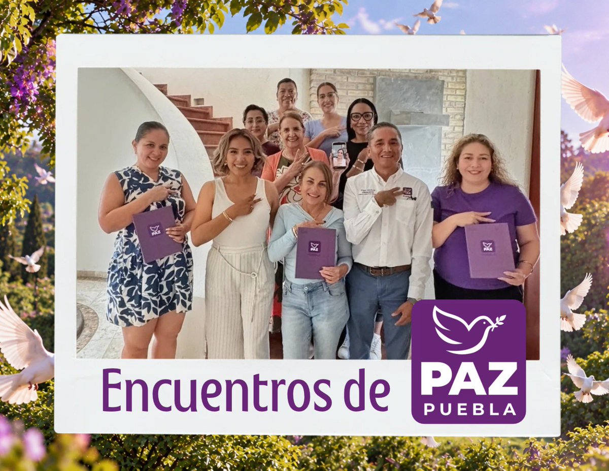PartidoPazPue's tweet photo. 💜 Mujeres PAZ Lila Nacional en Puebla.

Recibimos a la Diputada Federal Carolina Anda para sumar voces y liderazgos a la construcción de PAZ. 🕊️💜

#MéxicoMerecePaz #PueblaMerecePaz https://t.co/sD8Y77bJ1S