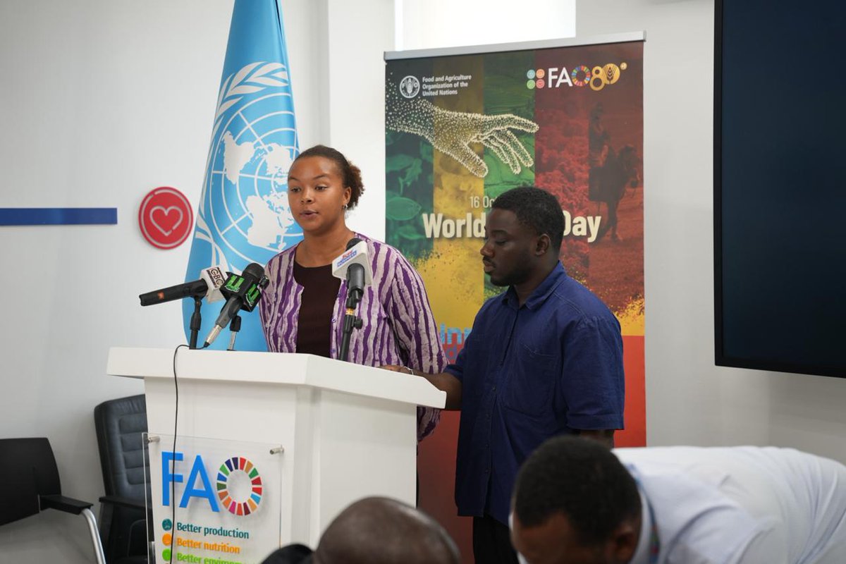 FAOGhana's tweet photo. 🌍 Today in Accra, FAO Ghana launched the countdown to #WorldFoodDay2026 under the theme “Innovate today. Nourish tomorrow.” Partners &amp; media explored how innovation, partnerships &amp; responsible choices can build a more resilient food future for #Ghana.

#WorldFoodDay https://t.co/cpmkxeftRt