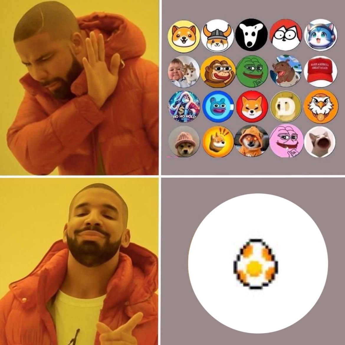 DurotoyeAyomid2's tweet photo. My $Hegg meme entry 

@HonestEggSOL check it out https://t.co/o1siLB4lMX