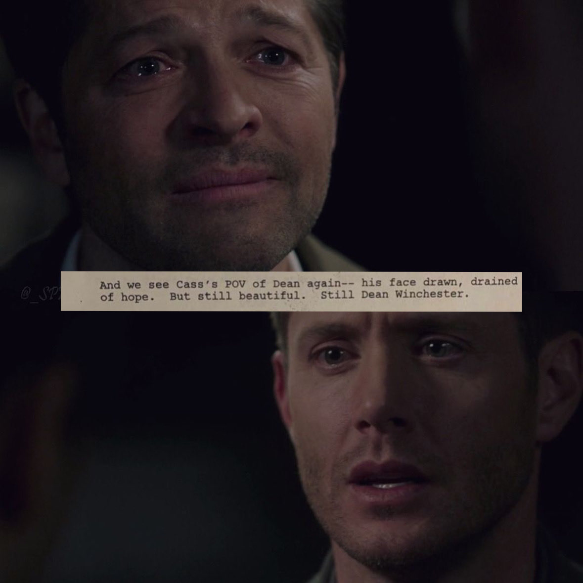 Destielacervo's tweet photo. “Still beautiful. Still Dean Winchester” https://t.co/28bVCiVHvq