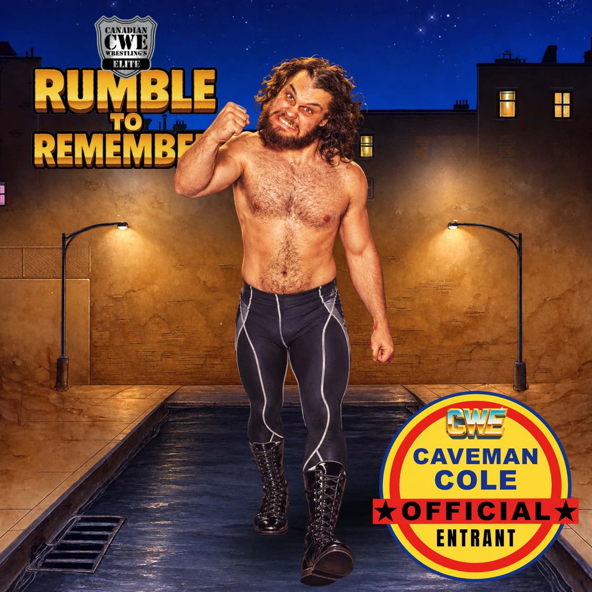 CWECanada's tweet photo. Caveman Cole Officially Enters The 50 Man Rumble To Remember on Fri Nov 13th in Winnipeg, Manitoba! https://t.co/886HJmO9ZR