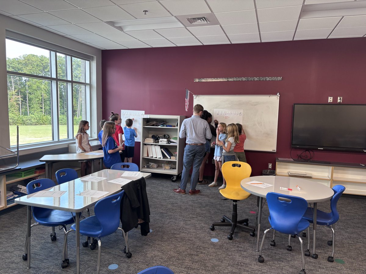 tshillings's tweet photo. It was great to have @NorthRidgeES first Game Changers meeting. We spent time getting their feedback on what they like about school, suggestions to improve our school and working together to make that happen! #thisISourhouse https://t.co/EN4wXTnxJw