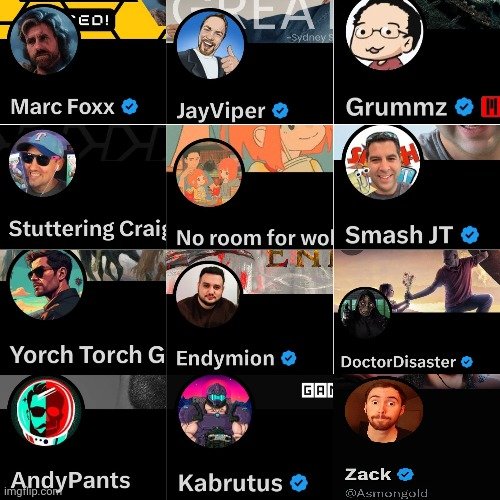 kjngamer's tweet photo. Most of these are to blame and keep saying repeatly

"Gamers dont want this" 

When all their content is to complain about gaming rather than do something about it and perhaps make these games "that gamers want" https://t.co/VxegsCQPF4