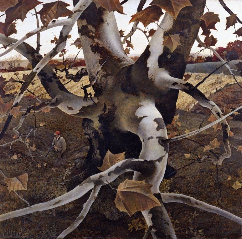 DailyClassicArt's tweet photo. Andrew Wyeth - "The Hunter" (1943) https://t.co/N4XWxqc2YU