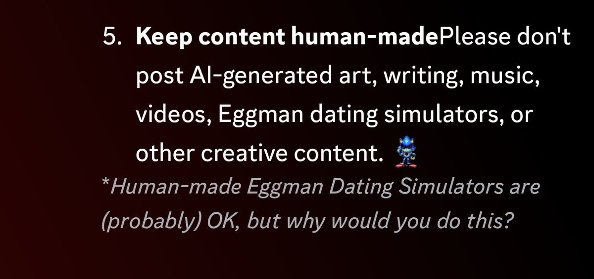 metadow_'s tweet photo. I'm fucking crying at this who wrote this rule https://t.co/97PDo4Hdy0