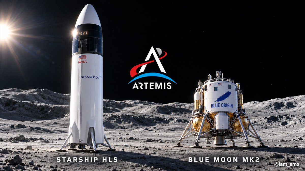 iam_smx's tweet photo. NASA aims to launch Artemis III in June 2027 to test SpaceX and Blue Origin’s lander prototypes in Low Earth orbit ahead of Artemis IV’s planned Moon landing in 2028 https://t.co/wgkz5dp82I