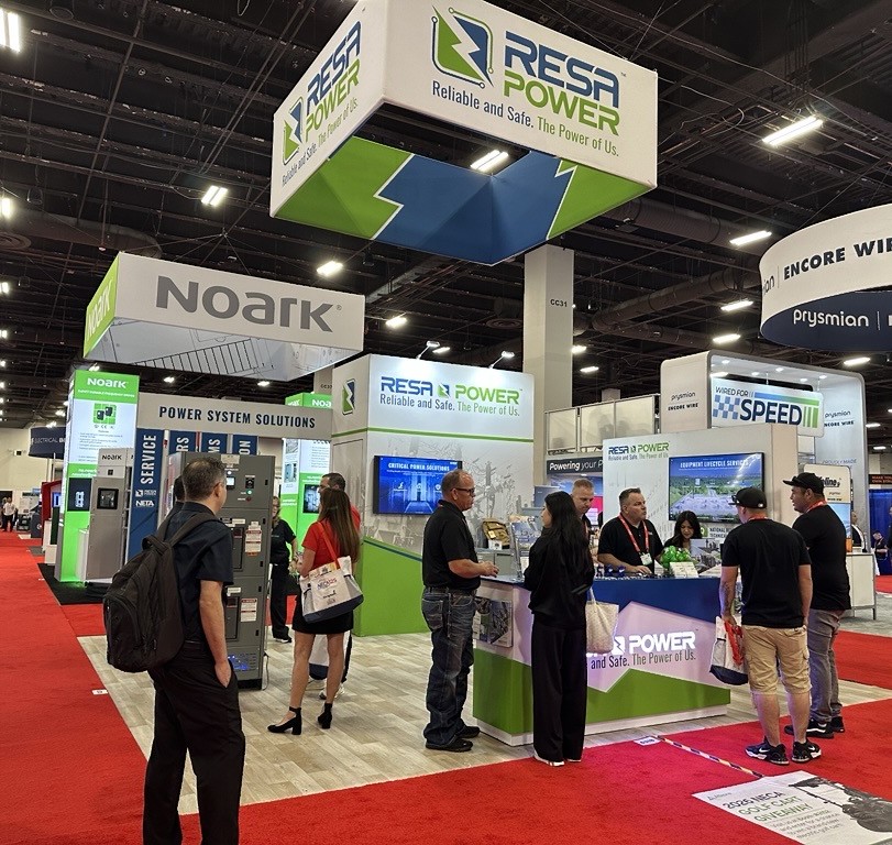 ResaPower's tweet photo. RESA Power is exhibiting at NECA 2026 in Las Vegas!

Day 1 is underway at Mandalay Bay. Stop by Booth #6318 to say hello and talk transformer solutions, equipment rentals, and electrical services.

#NECA2026 #RESAPower https://t.co/fr8sd2ti8f