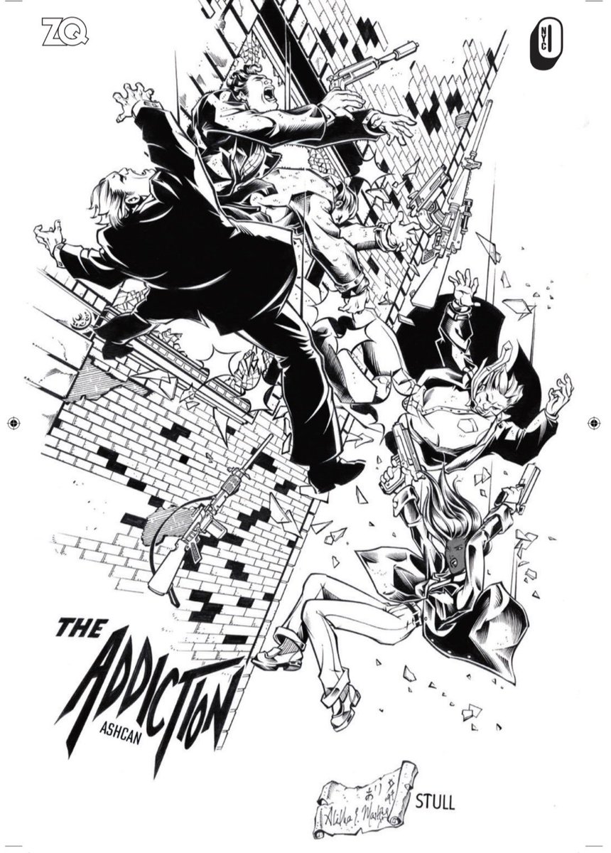 VincentZurzolo's tweet photo. 5 limited edition Addiction ashcan #0s available for sale! Only 65 of each printed!!! The first addiction story ever written from 1997 finally comes to print!

https://t.co/iFwmwvDPVs https://t.co/kN37fGABxW