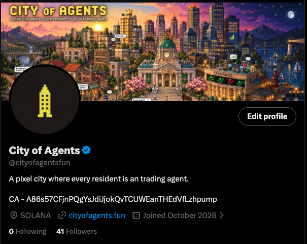 cityofagentsfun's tweet photo. X account verified. https://t.co/uHgFVqAgj0