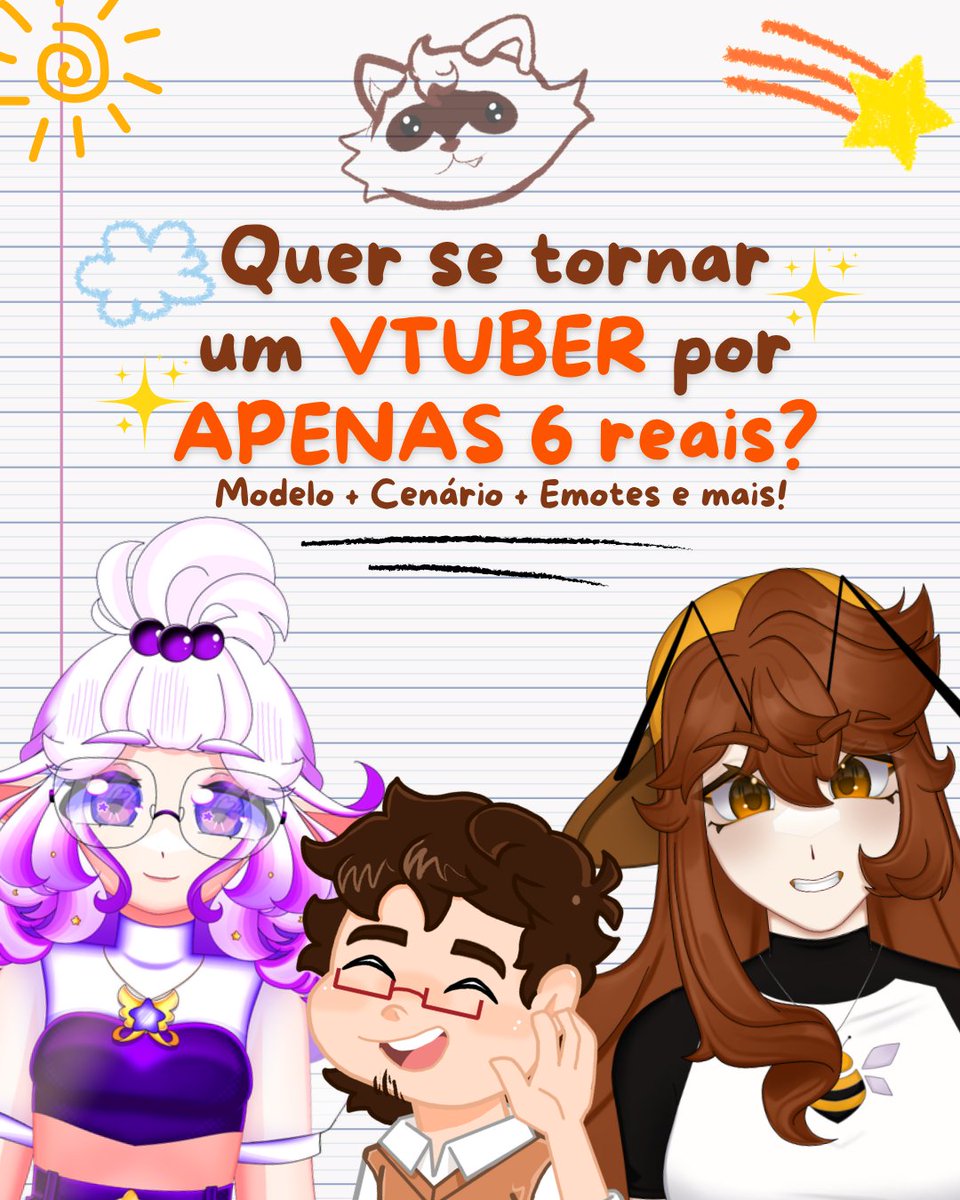bill_the_bee_'s tweet photo. ✨UMA OPORTUNIDADE ÚNICA!!✨
Estamos fazendo essa RIFA VTUBER a fim de ajudar nosso amigo Lucky a comprar um PCzinho novo para voltar a trabalhar!
> A Rifa terá como prêmio: 1 Modelo Vtuber COMPLETO (Arte+Rigg), emotes, cenário e ref shet!
❤️+🔁 e compartilhe para muitos amigos!! https://t.co/JxM1iGAfA3