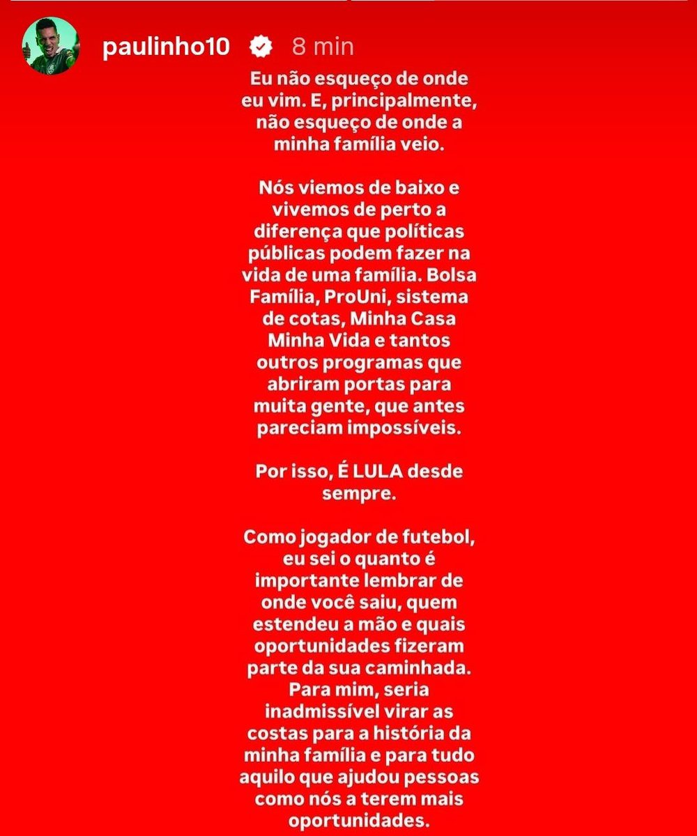 giaylpez's tweet photo. e aproveitando isso pra pedir pra vocês irem engajar jogador que é gente e que realmente se importa com a nação/com o povo!!  palmeiras tem mt jogador que n tem cérebro mas tem alguns que pensam também https://t.co/BNddq1XDRe