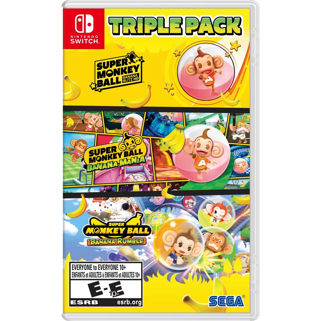 segaretrobr's tweet photo. Hoje é o lançamento de Super Monkey Ball Triple Pack para o Switch! Ele é uma edição física contendo os 3 jogos da franquia no console num único cartucho, pelo preço descontado de US$40!
#supermonkeyball #sega https://t.co/ZzENPlM7Zp