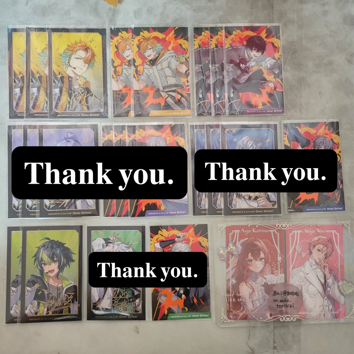 m_anko_ohanashi's tweet photo. にじさんじ 交換
MECHATU-A 1st LIVE Over Drive!
ランダムカード Standard Goods Vol.9 ランダムチェキ風カード

【 譲 】
画像1、2

【 求 】
同種IDカード(🚹)の方
画像3 各1
求めリスト

お声がけは引用先へ

画像は現在の在庫です。 https://t.co/BZcMDqAVhI
