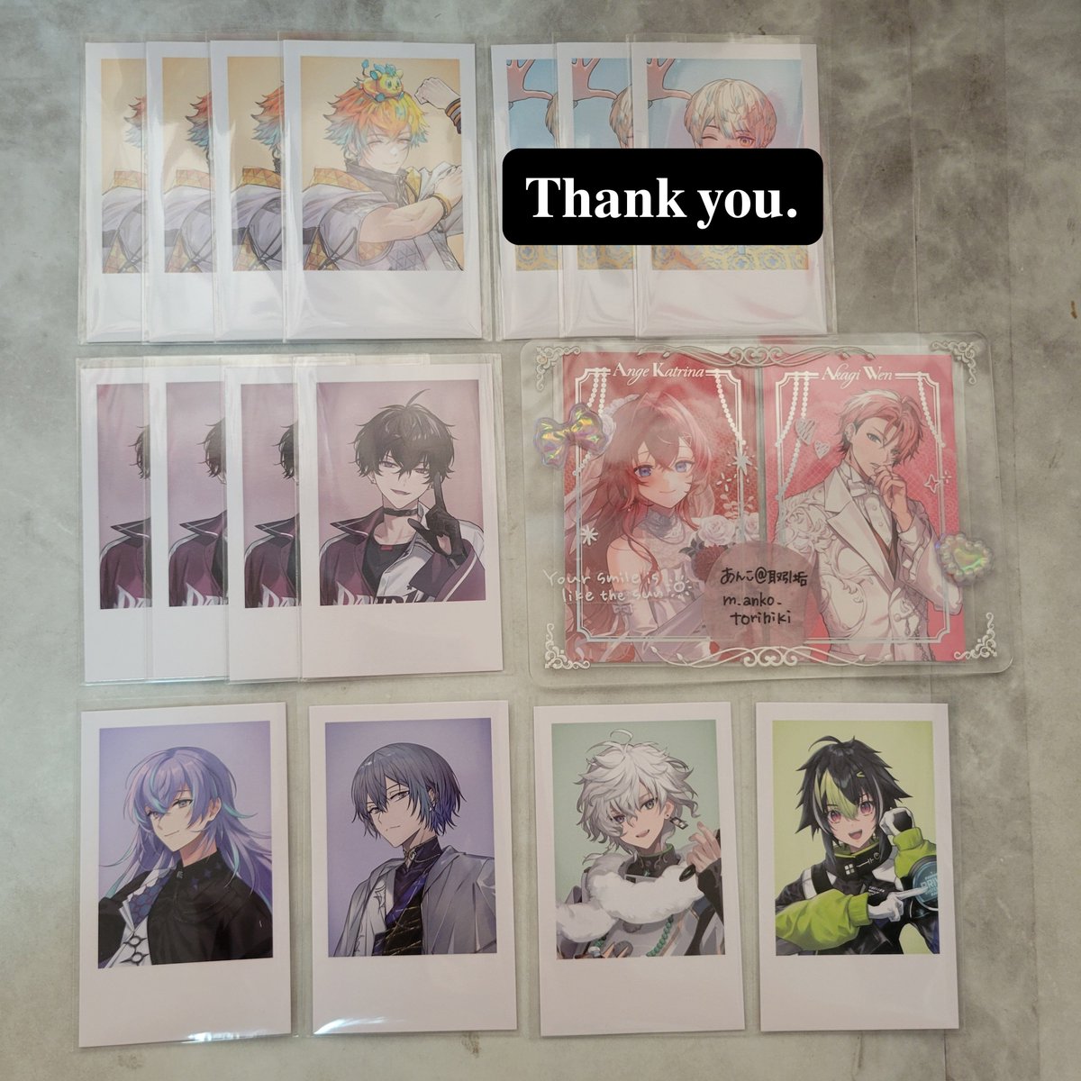 m_anko_ohanashi's tweet photo. にじさんじ 交換
MECHATU-A 1st LIVE Over Drive!
ランダムカード Standard Goods Vol.9 ランダムチェキ風カード

【 譲 】
画像1、2

【 求 】
同種IDカード(🚹)の方
画像3 各1
求めリスト

お声がけは引用先へ

画像は現在の在庫です。 https://t.co/BZcMDqAVhI