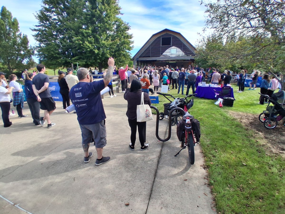 ChestnutHealth's tweet photo. On September 26, our team proudly participated in the Bloomington-Normal Out of the Darkness Walk, joining our community in raising awareness for suicide prevention and supporting those impacted by suicide.  💙

#OutOfTheDarknessWalk #SuicidePrevention #MentalHealthMatters https://t.co/KgXbqCA3i9