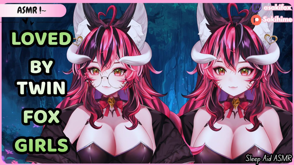 asakifox's tweet photo. 🌸New Youtube Video!~🌸
[FF4M] Loved by Kitsune Twins [3DIO] [Comfort] [Sleep Aid] [Fluffy Triggers] [Cuddle] [Hair play]

🔗in replies!~
#asmr ✧ #sleepaid ✧ #audioroleplay ✧ #voiceacting https://t.co/pKgqqujGav