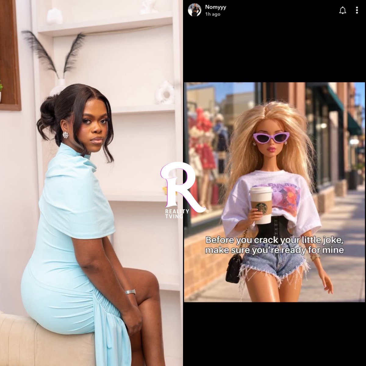 RealityTving's tweet photo. “Before you crack your little joke, make sure you are ready for mine”

-From Nomy’s desk

#BBNaija https://t.co/U8LfckGULX