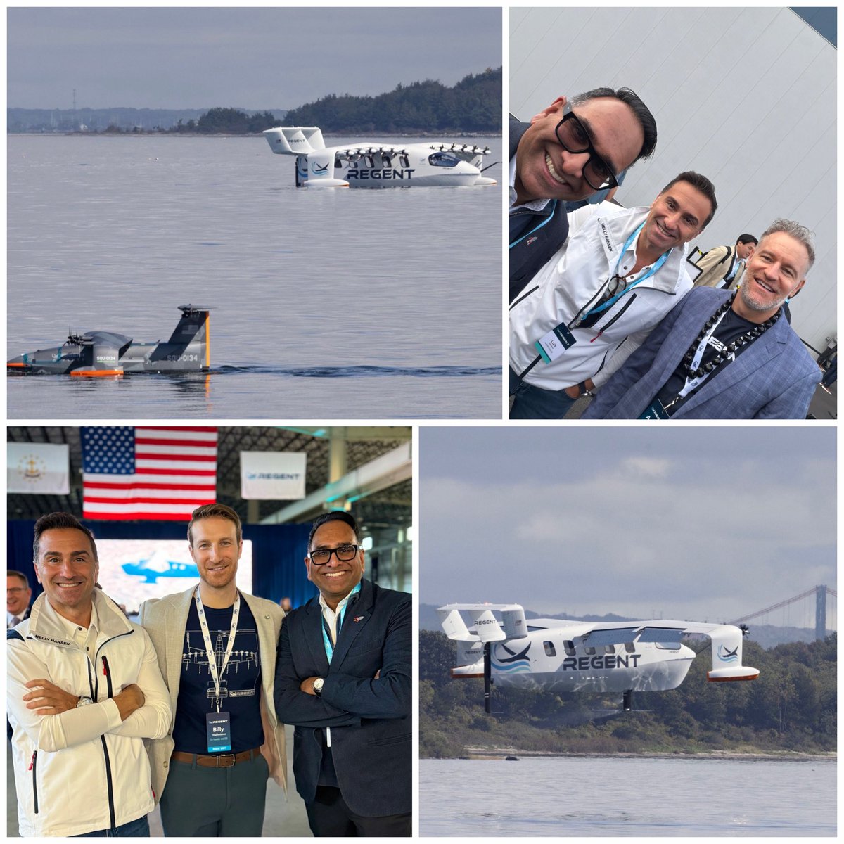 saif305's tweet photo. This is the America I’m betting on.

Last week on Narragansett Bay, I watched a founder’s dream literally take flight.

@regentcraft Viceroy seaglider completed its fifth flight in front of 600+ investors, customers, government and defense leaders. We were out on ferries watching these extraordinary machines float, foil and fly.

Proud to be an early investor and advisor to REGENT along with @gazi2a. 

@billythalheimer and this team including our good friend, Adam are world class.

There’s something deeply personal about backing a founder early and then standing there as their vision lifts off the water. You’re cheering for the machine, sure. But you’re really cheering for the people who made it possible.

What a moment for this crew. What a privilege to witness it.

Onwards to production.