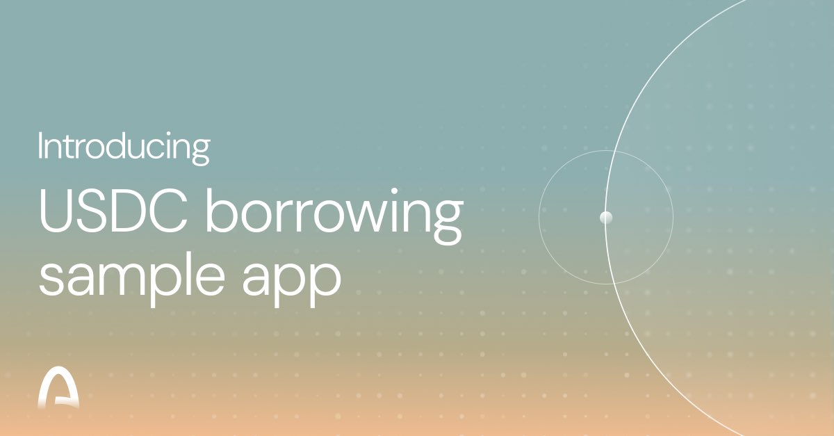 arc's tweet photo. Build crypto-backed borrowing into your app on Arc.

We open sourced a USDC Borrowing sample app using Borrow Kit.

It walks through the full flow: discover a market, size a loan, deposit cirBTC as collateral, borrow USDC, monitor health, repay, and close.

No custom smart contract code. No direct lending protocol integration to maintain.

Clone it and start building: https://t.co/Pv8iQhFQoy