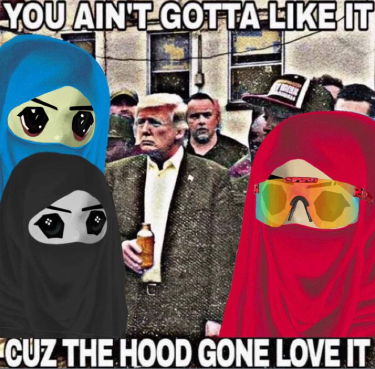 retardioclassic's tweet photo. niqab world order https://t.co/c98dcROyzy