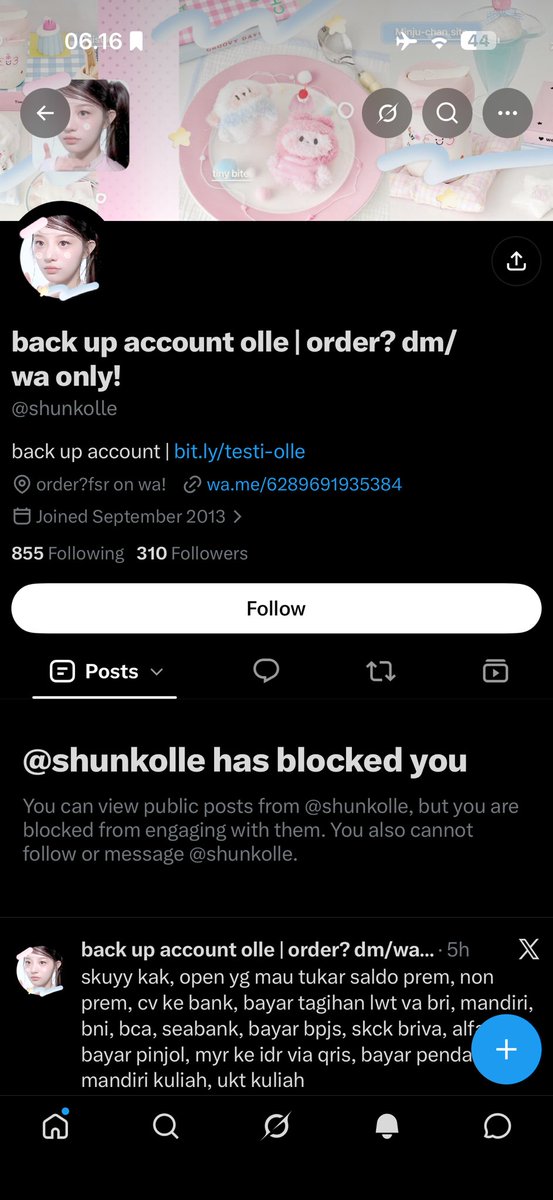 pirimiri24's tweet photo. Buat temen temen, lebih berhati hati lagi ya kalo jajan terutama sharing icloud atau apple one. Contohnya ini scammernya ya.
Semoga uangku jadi berkah buat kamu.
Aku anggep aja sedekah. https://t.co/yJ8rzxL1HO