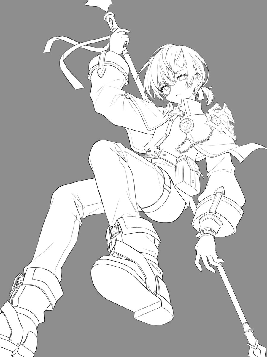 mikoASADAillust's tweet photo. 果然骨架苦手啊救命(´；ω；｀)
#illustration‌‌ #originalchacter #イラスト  #依頼募集中 https://t.co/IkrCzSZFJq